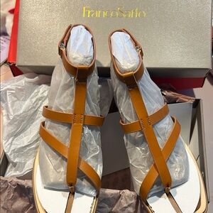 Franco Sarto Women's Brown Strappy Sandals